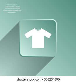 Tshirt Icon icon, vector illustration. Flat design style