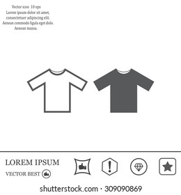 Tshirt Icon icon, vector illustration. Flat design style