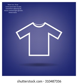 Tshirt Icon icon, vector illustration. Flat design style