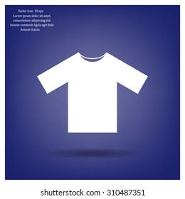 Tshirt Icon icon, vector illustration. Flat design style