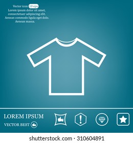 Tshirt Icon icon, vector illustration. Flat design style