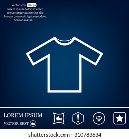 Tshirt Icon icon, vector illustration. Flat design style