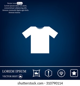Tshirt Icon icon, vector illustration. Flat design style