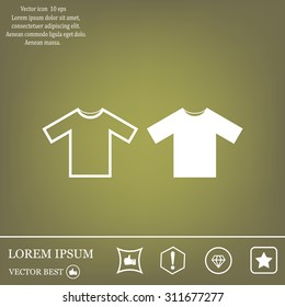 Tshirt Icon icon, vector illustration. Flat design style
