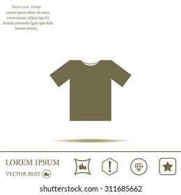 Tshirt Icon icon, vector illustration. Flat design style
