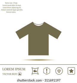 Tshirt Icon icon, vector illustration. Flat design style