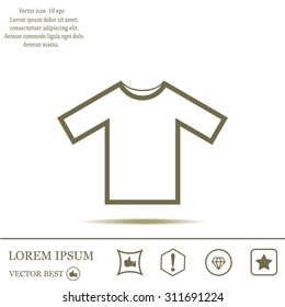 Tshirt Icon icon, vector illustration. Flat design style