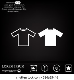 Tshirt Icon icon, vector illustration. Flat design style