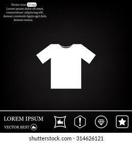 Tshirt Icon icon, vector illustration. Flat design style