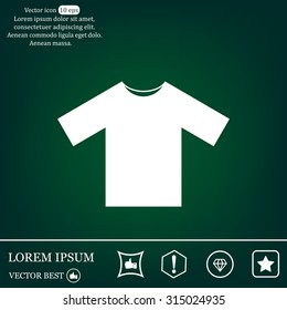 Tshirt Icon icon, vector illustration. Flat design style