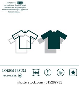 Tshirt Icon icon, vector illustration. Flat design style