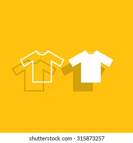 Tshirt Icon icon, vector illustration. Flat design style