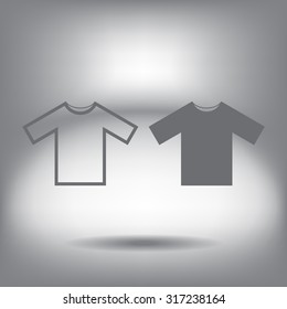 Tshirt Icon icon, vector illustration. Flat design style