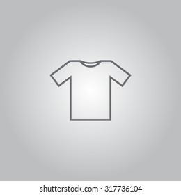 Tshirt Icon icon, vector illustration. Flat design style