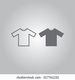 Tshirt Icon icon, vector illustration. Flat design style