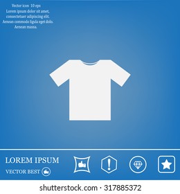 Tshirt Icon icon, vector illustration. Flat design style