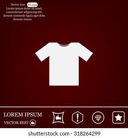 Tshirt Icon icon, vector illustration. Flat design style