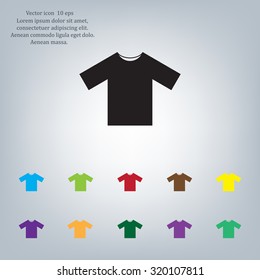 Tshirt Icon icon, vector illustration. Flat design style