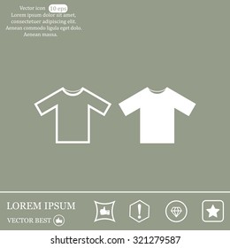 Tshirt Icon icon, vector illustration. Flat design style