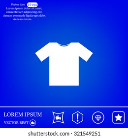 Tshirt Icon icon, vector illustration. Flat design style