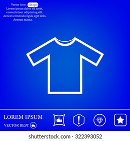 Tshirt Icon icon, vector illustration. Flat design style