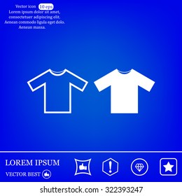 Tshirt Icon icon, vector illustration. Flat design style