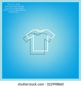 Tshirt Icon icon, vector illustration. Flat design style