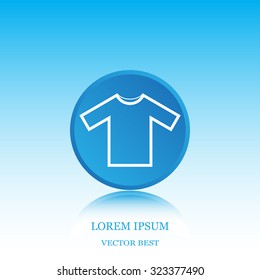 Tshirt Icon icon, vector illustration. Flat design style