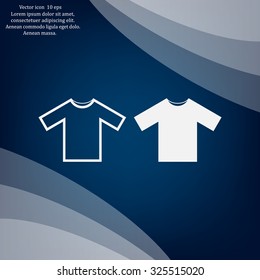 Tshirt Icon icon, vector illustration. Flat design style