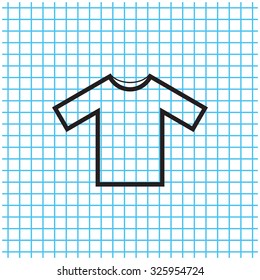 Tshirt Icon icon, vector illustration. Flat design style