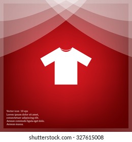 Tshirt Icon icon, vector illustration. Flat design style
