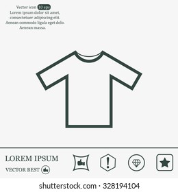 Tshirt Icon icon, vector illustration. Flat design style