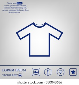 Tshirt Icon icon, vector illustration. Flat design style