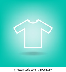 Tshirt Icon icon, vector illustration. Flat design style