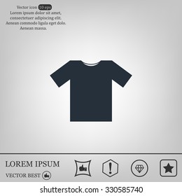 Tshirt Icon icon, vector illustration. Flat design style