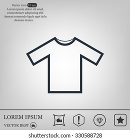Tshirt Icon icon, vector illustration. Flat design style