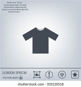 Tshirt Icon icon, vector illustration. Flat design style