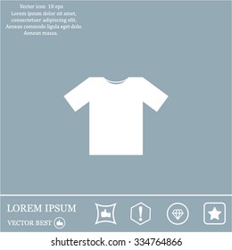 Tshirt Icon icon, vector illustration. Flat design style