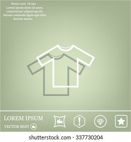 Tshirt Icon icon, vector illustration. Flat design style