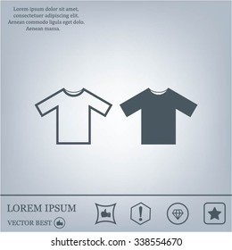 Tshirt Icon icon, vector illustration. Flat design style