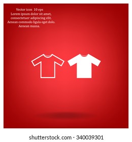 Tshirt Icon icon, vector illustration. Flat design style