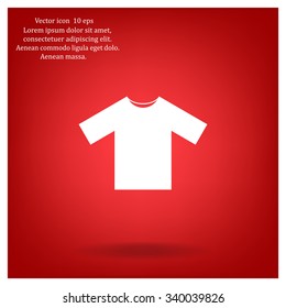 Tshirt Icon icon, vector illustration. Flat design style
