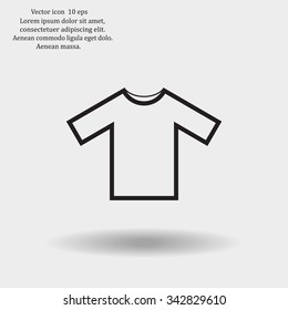 Tshirt Icon icon, vector illustration. Flat design style