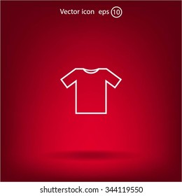 Tshirt Icon icon, vector illustration. Flat design style