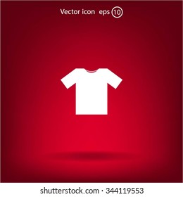 Tshirt Icon icon, vector illustration. Flat design style