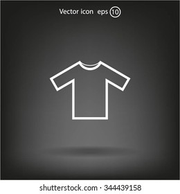 Tshirt Icon icon, vector illustration. Flat design style
