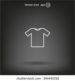 Tshirt Icon icon, vector illustration. Flat design style