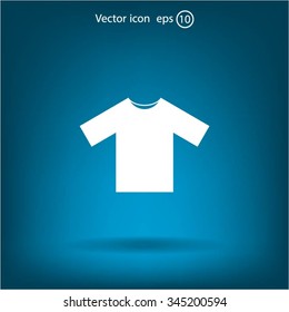 Tshirt Icon icon, vector illustration. Flat design style