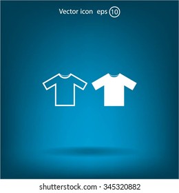 Tshirt Icon icon, vector illustration. Flat design style