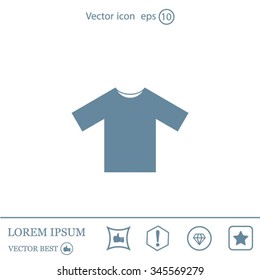 Tshirt Icon icon, vector illustration. Flat design style